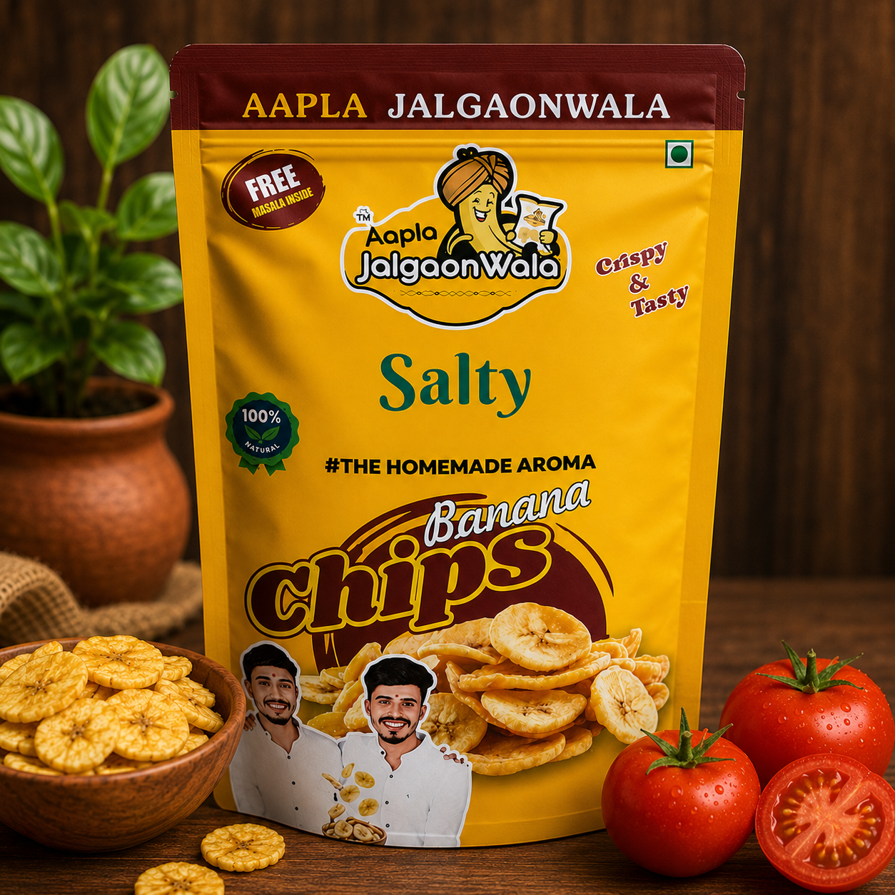 Salty Flavour Banana Chips | Aapla Jalgaonwala