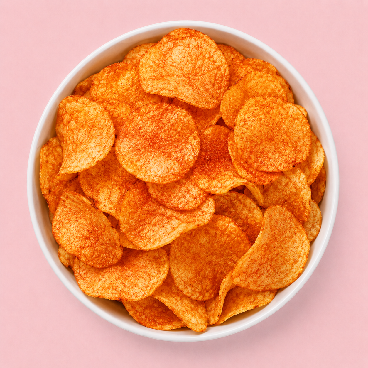 Spicy Potato Chips | Hot and Crispy Potato Snack