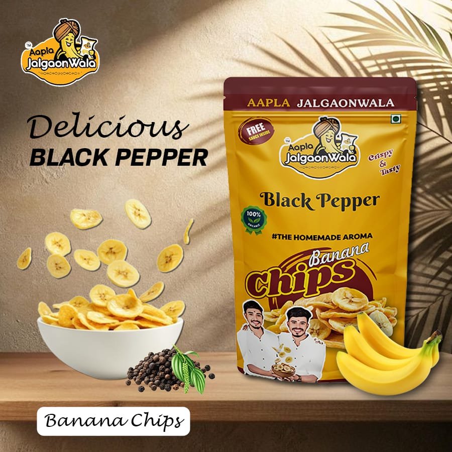 Black Pepper Flavor Banana Chips